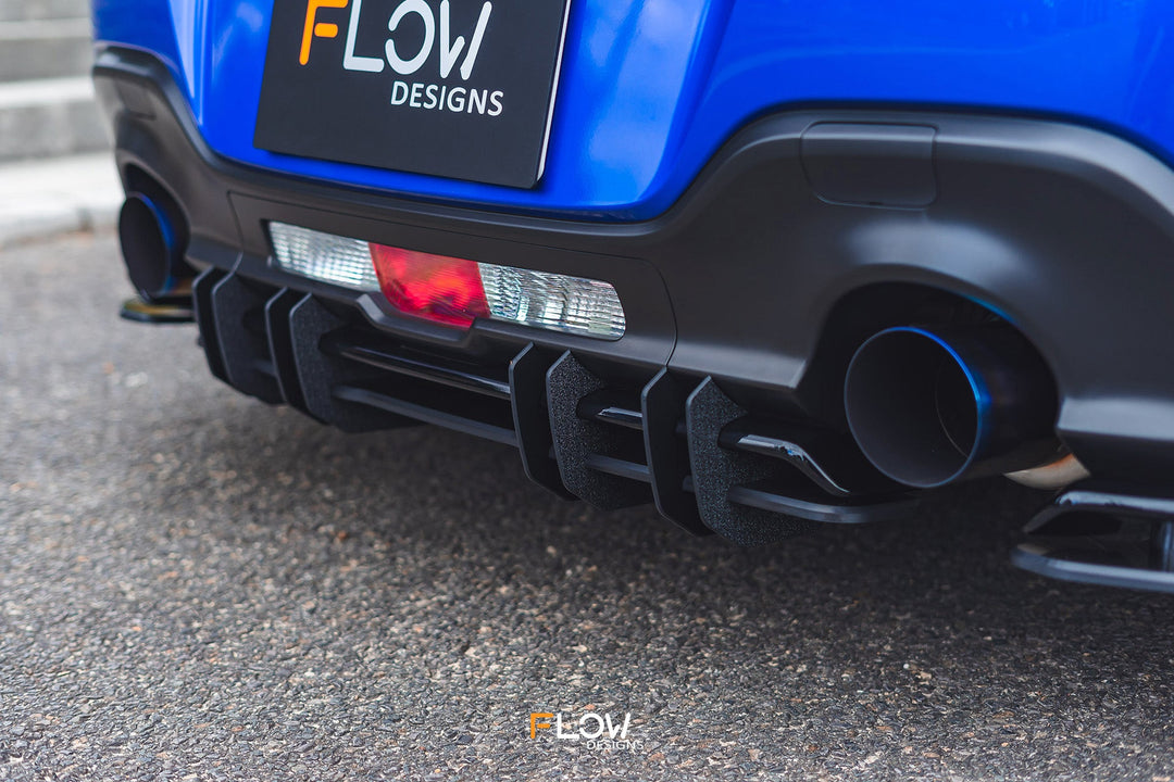 Flow Designs Flow-Lock Rear Diffuser for 2022+ Subaru BRZ ZD8 STi [GLOSS]