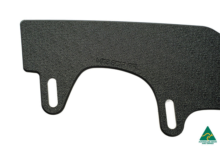 Scirocco R PFL V3 Front Lip Splitter Extensions