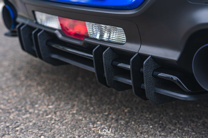 Flow Designs Flow-Lock Rear Diffuser for 2022+ Subaru BRZ ZD8 STi [TEXTURED]