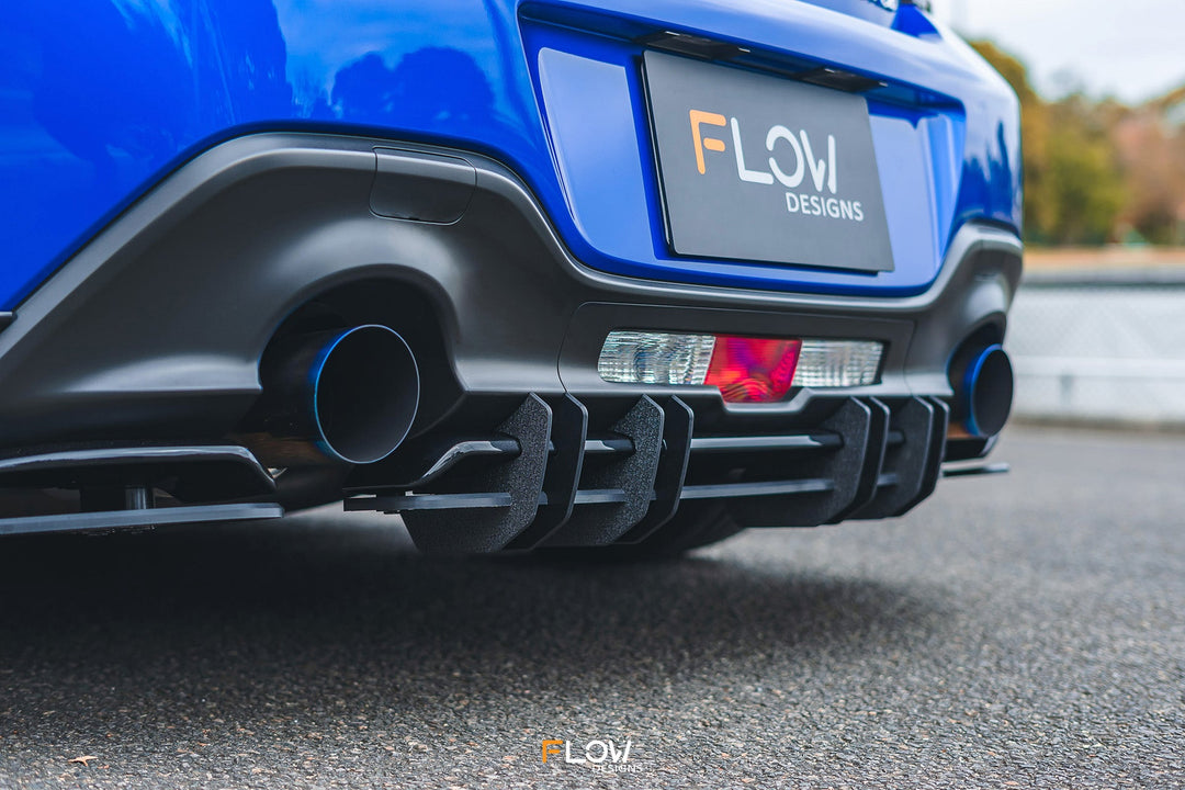 Flow Designs Flow-Lock Rear Diffuser for 2022+ Subaru BRZ ZD8 STi [TEXTURED]