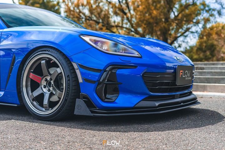 Flow Designs Front Lip Splitter for 2022+ Subaru BRZ ZD8 STi [Textured]