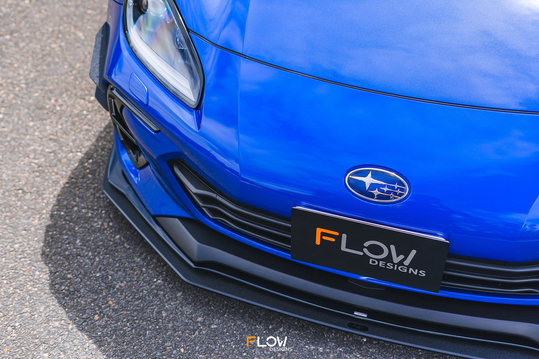 Flow Designs Front Lip Splitter for 2022+ Subaru BRZ ZD8 STi [Textured]