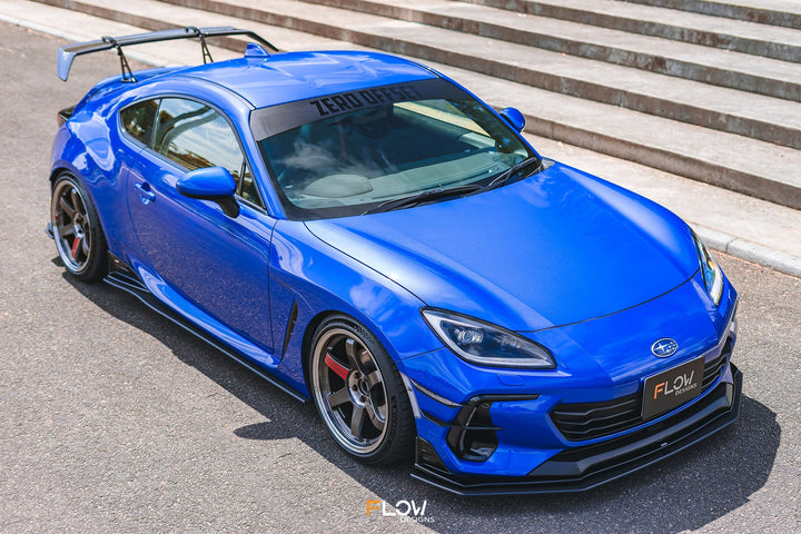 Flow Designs Front Lip Splitter for 2022+ Subaru BRZ ZD8 STi [Textured]