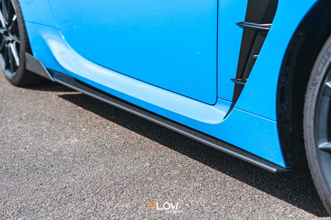 ZN8 GR86 Side Skirt Splitters | Textured