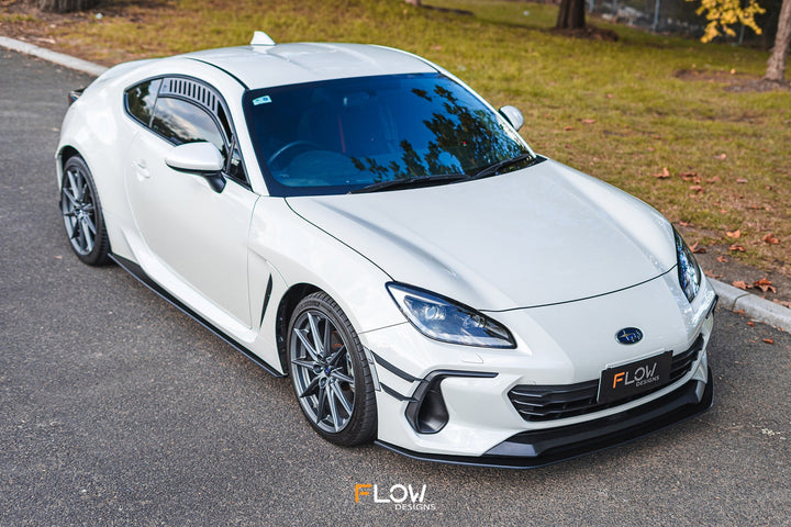 Flow Designs Front Lip Splitter for 2022+ Subaru BRZ ZD8 & Toyota GR86 ZN8 [Gloss]