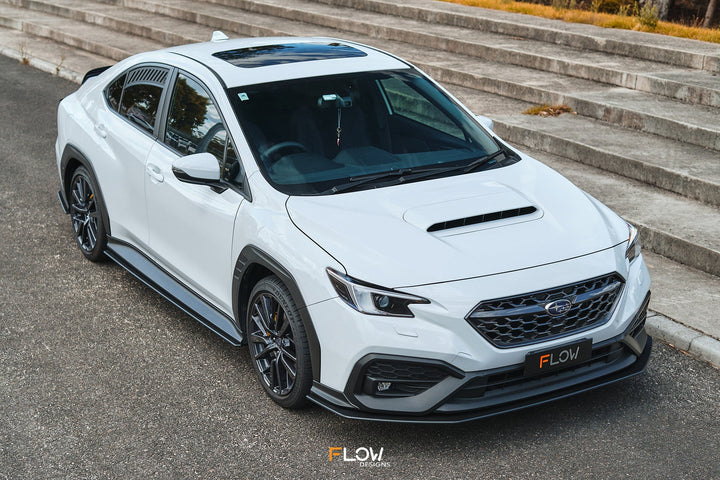 Flow Designs Front Lip Splitter for 2022+ WRX VB [Textured]