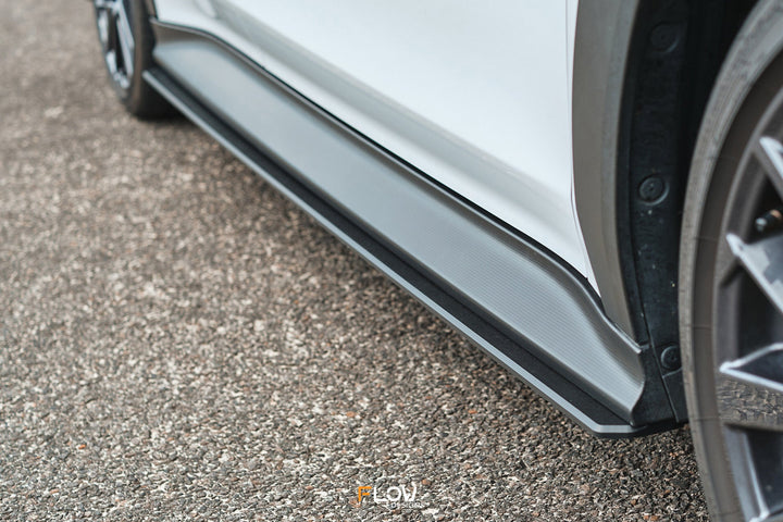 Flow Designs Side Skirt Splitters for 2022+ WRX VB - Textured [Pair]