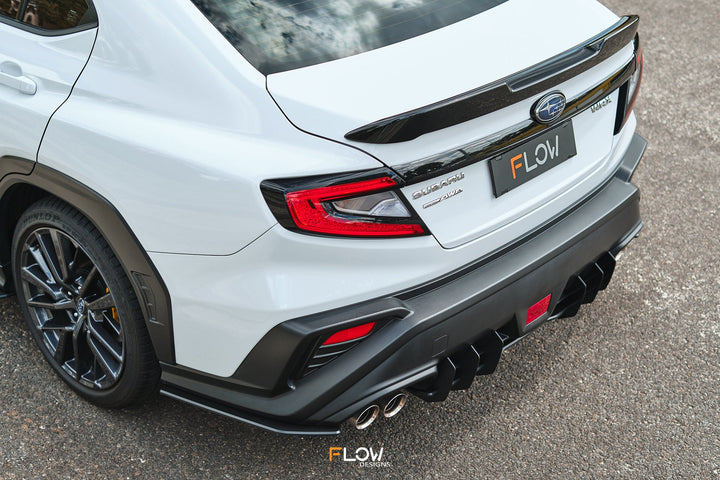 Flow Designs Rear Spats for 2022+ WRX VB - Textured [Pair]