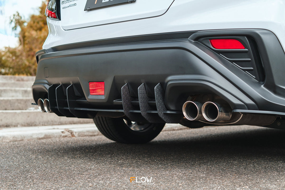 Flow Designs Flow-Lock Rear Diffuser for 2022+ WRX VB [Textured]