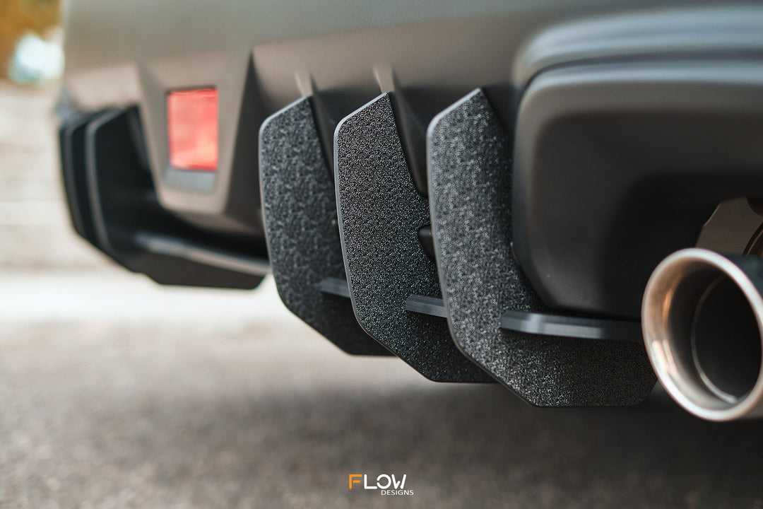 Flow Designs Flow-Lock Rear Diffuser for 2022+ WRX VB [Textured]