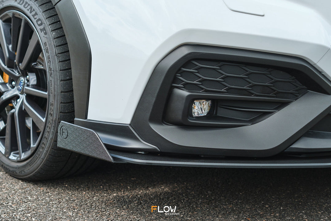 Flow Designs Front Lip Splitter for 2022+ WRX VB [Textured]