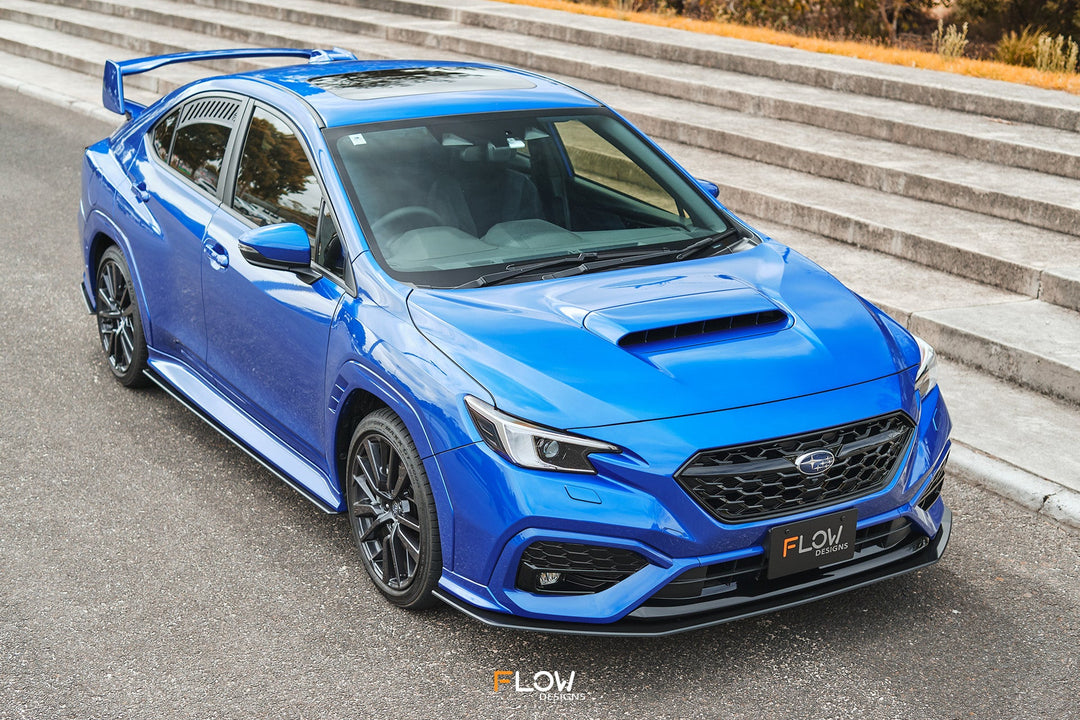 Flow Designs Front Lip Splitter for 2022+ WRX VB [Gloss]