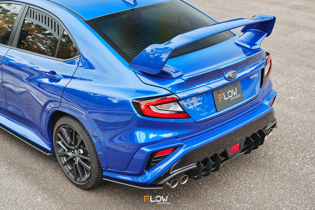 Flow Designs Rear Spats for 2022+ WRX VB - Gloss [Pair]