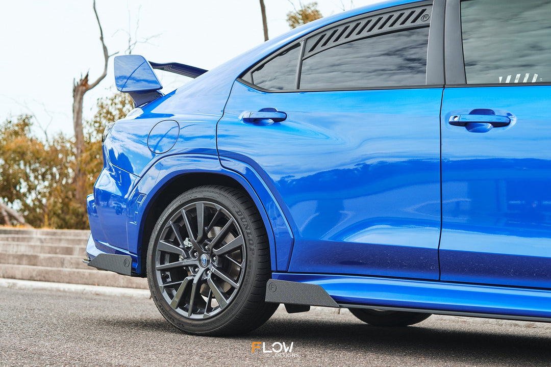 Flow Designs Side Skirt Splitters for 2022+ WRX VB - Gloss [Pair]