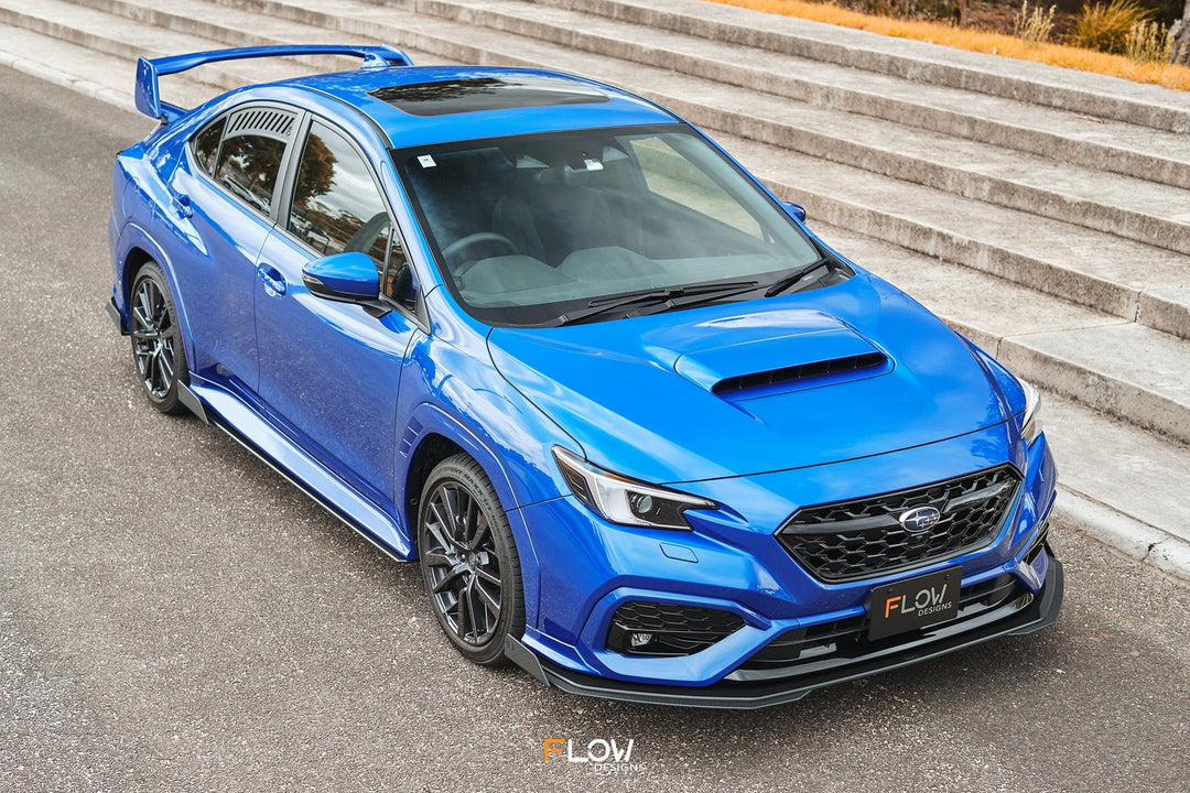 Flow Designs Front Lip Splitter for 2022+ WRX VB - GLOSS [Demo Stock]