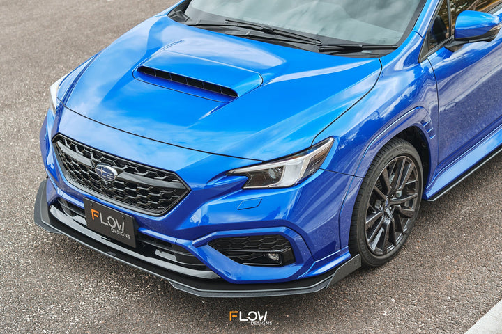 Flow Designs Front Lip Splitter for 2022+ WRX VB - GLOSS [Demo Stock]