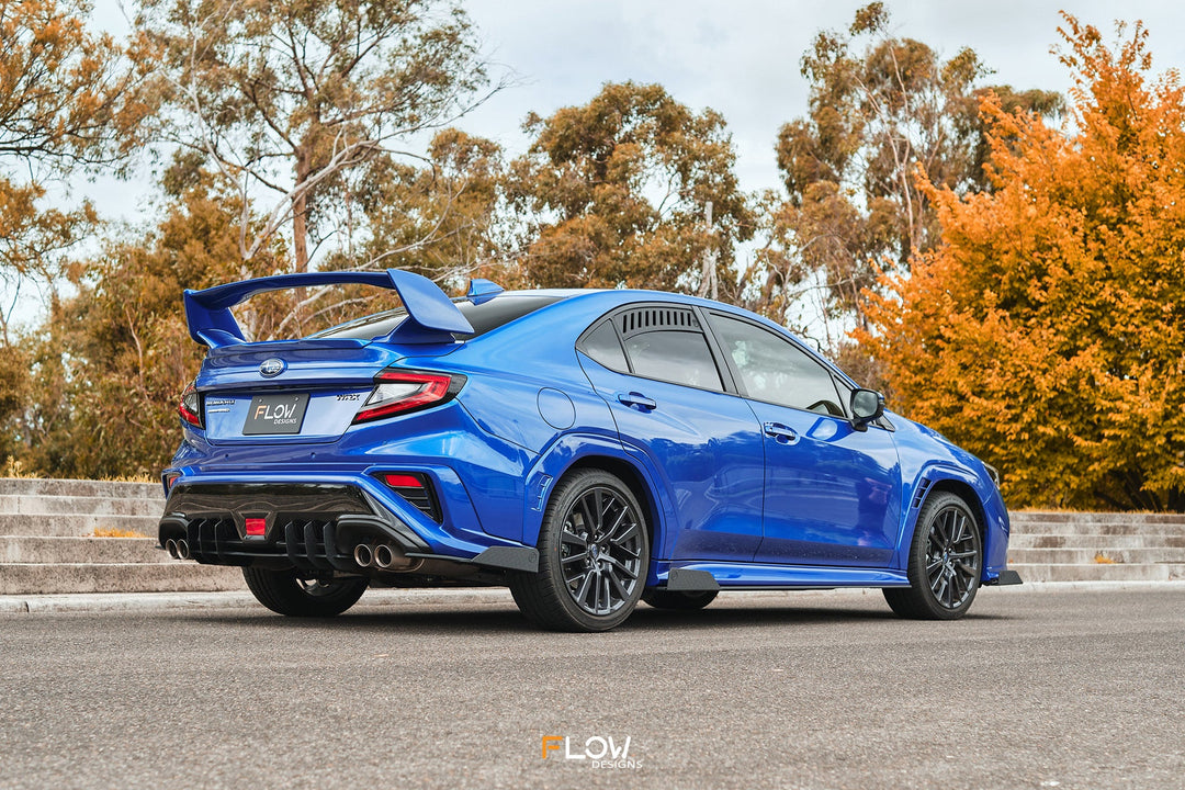 Flow Designs Side Skirt Splitters for 2022+ WRX VB - Gloss [Pair]