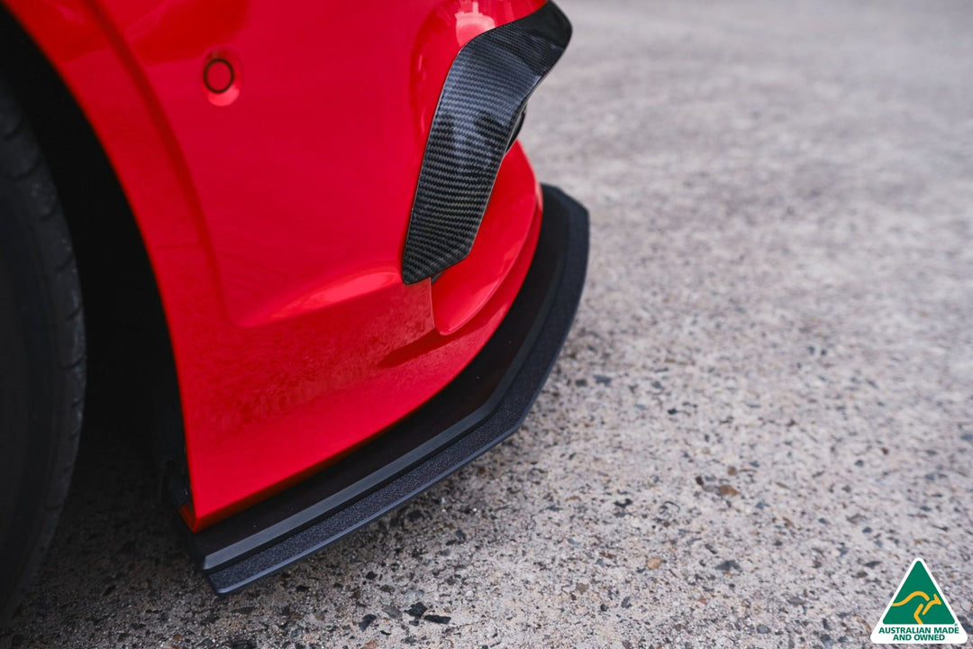 S3 8V Sedan Pre-Facelift Front Lip Splitter Extensions