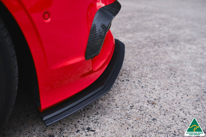 S3 8V Sedan Pre-Facelift Front Lip Splitter Extensions