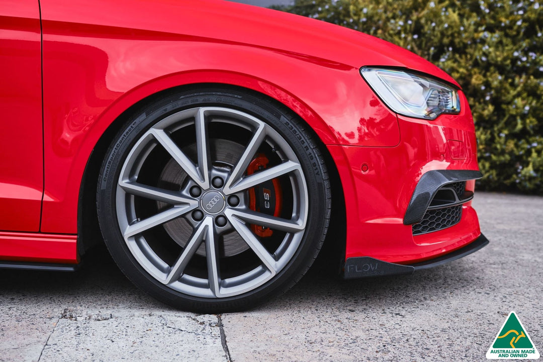 S3 8V Sedan Pre-Facelift Front Lip Splitter Winglets