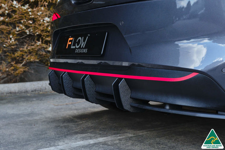 Flow Designs i30 Hatch PD1, PD2 (2018-2020) Flow-Lock Rear Diffuser [GLOSS BLACK]