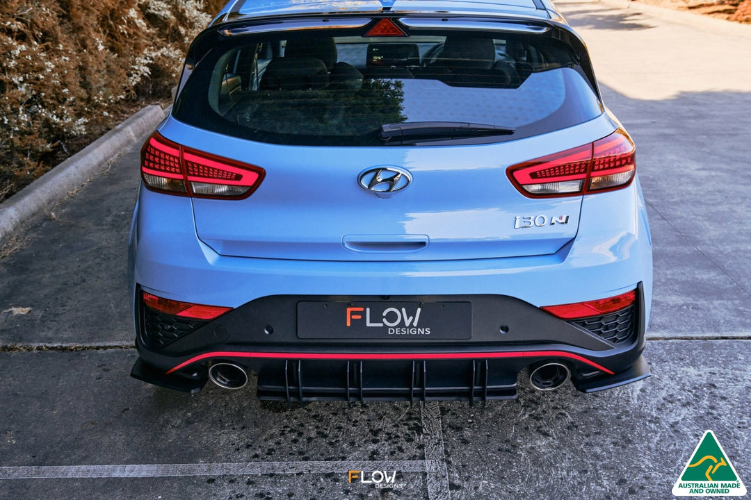 Flow Designs i30N Hatch PD FL (2021) Flow-Lock Rear Diffuser [GLOSS BLACK]