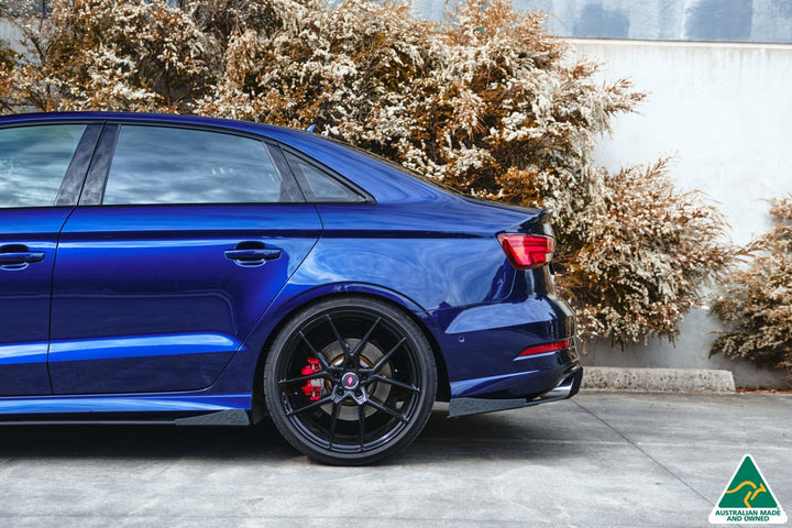 S3 8V Sedan FL Side Skirt Splitter Winglets