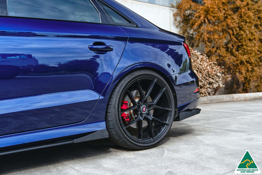 S3 8V Sedan FL Side Skirt Splitter Winglets