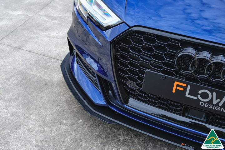 S3 8V Sedan Facelift Front Lip Splitter Extensions