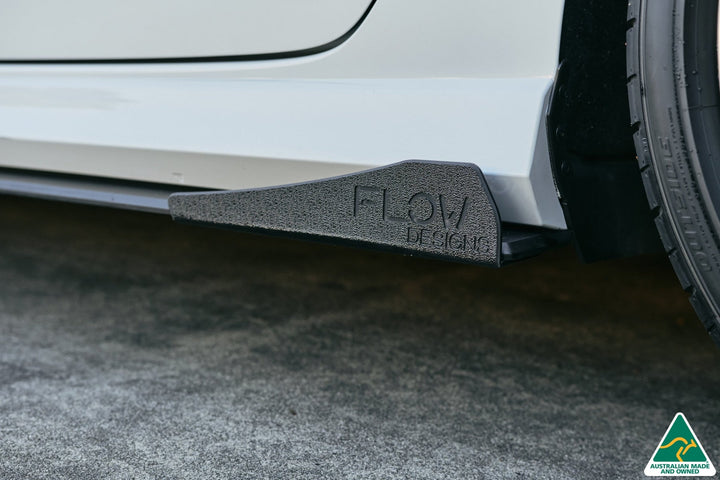 RS3 8V Sedan Facelift Side Skirt Splitter Winglets