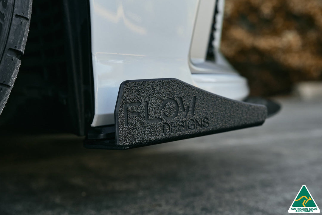 RS3 8V Sedan Facelift Front Lip Splitter Winglets