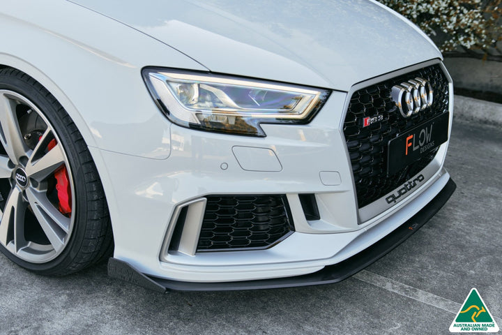 RS3 8V Sedan Facelift Front Lip Splitter Winglets