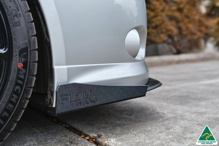 Flow Designs Front Lip Splitter & Mounting Brace for Subaru Impreza WRX/RS G3 Sedan PFL