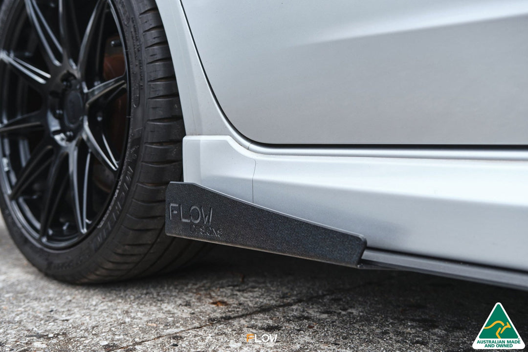 Flow Designs Side Skirt Splitters for Subaru Impreza WRX/RS G3 Sedan PFL [Pair]