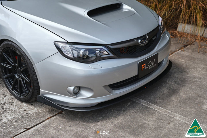 Flow Designs Front Lip Splitter Winglets for Subaru Impreza WRX/RS G3 Sedan PFL [Pair]