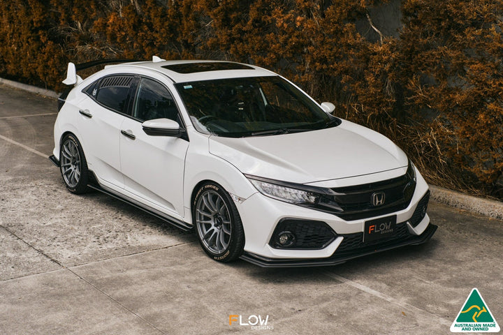 FK4/FK7 Civic RS Hatch PFL Front Lip Splitter Extensions