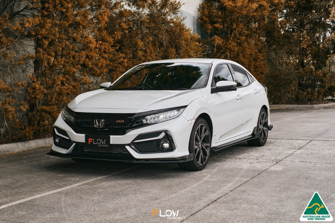 FK4/FK7 Civic RS Hatch FL Front Lip Splitter Winglets
