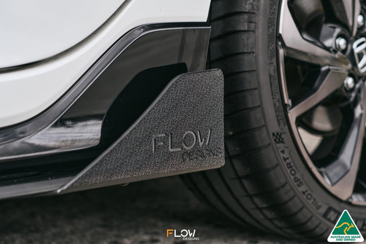 FK4/FK7 Civic RS Hatch FL Side Skirt Splitter Winglets