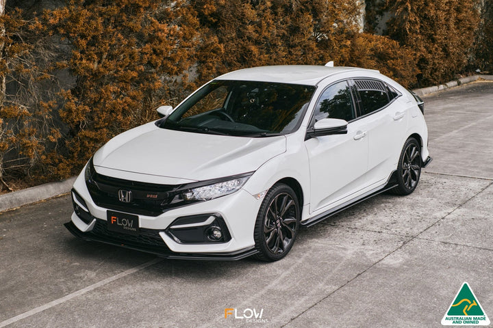 FK4/FK7 Civic RS Hatch FL Front Lip Splitter Extensions