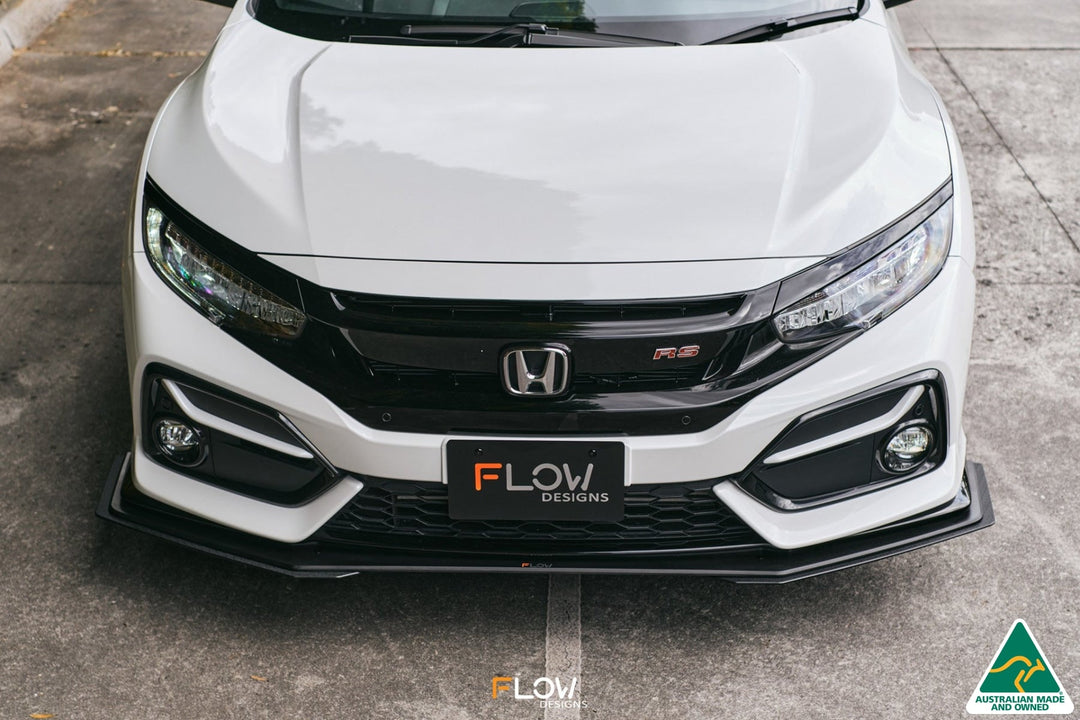 FK4/FK7 Civic RS Hatch FL Front Lip Splitter Extensions
