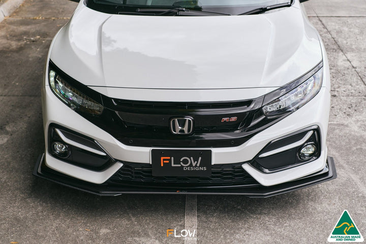 FK4/FK7 Civic RS Hatch FL Front Lip Splitter Extensions
