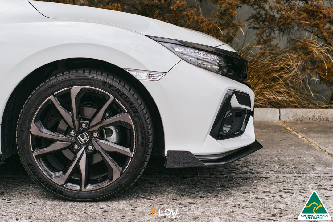 FK4/FK7 Civic RS Hatch FL Front Lip Splitter Winglets
