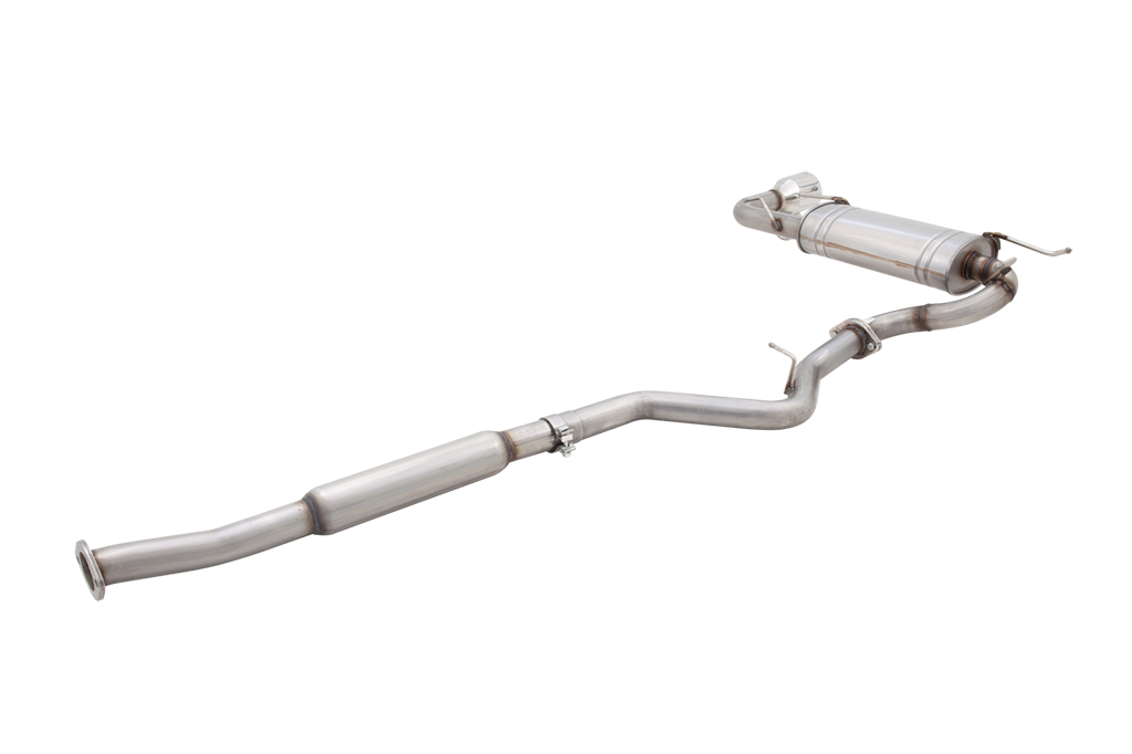 Xforce Subaru Impreza RS G3 Hatch Raw 409 Stainless Cat Back Exhaust System with Single Tip