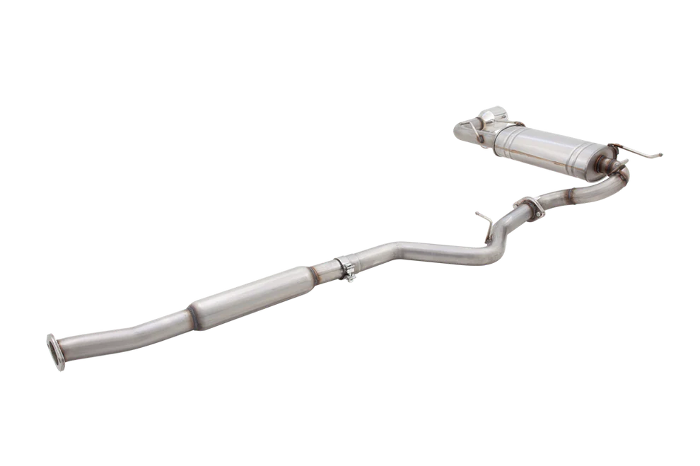 Subaru Impreza Raw 409 Stainless Cat Back System with Single Tip