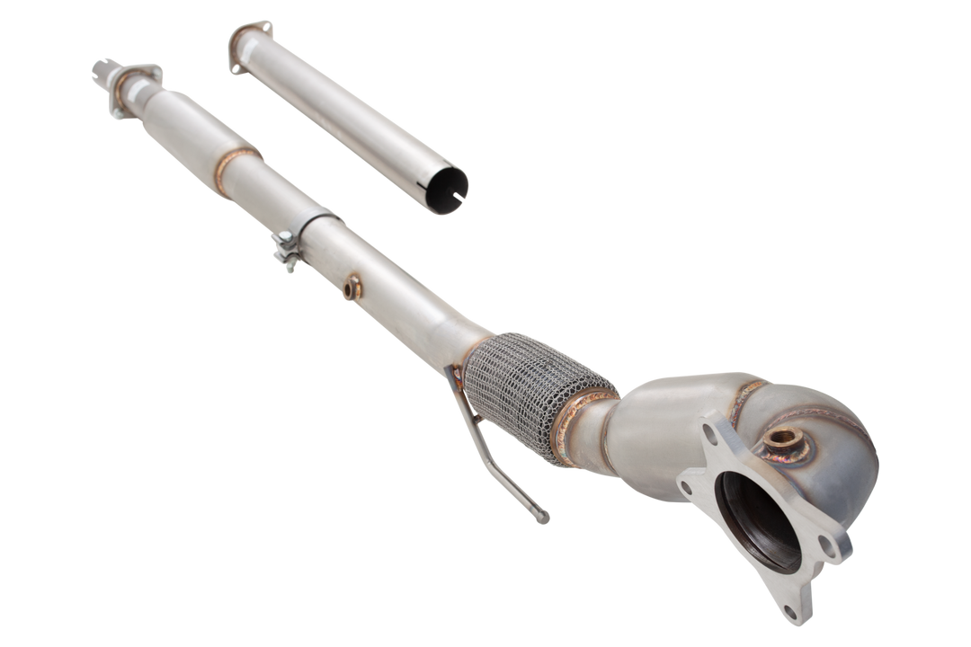 Xforce VW GOLF GTI MK5 and MK6 Downpipe with High-Flow Catalytic Converter
