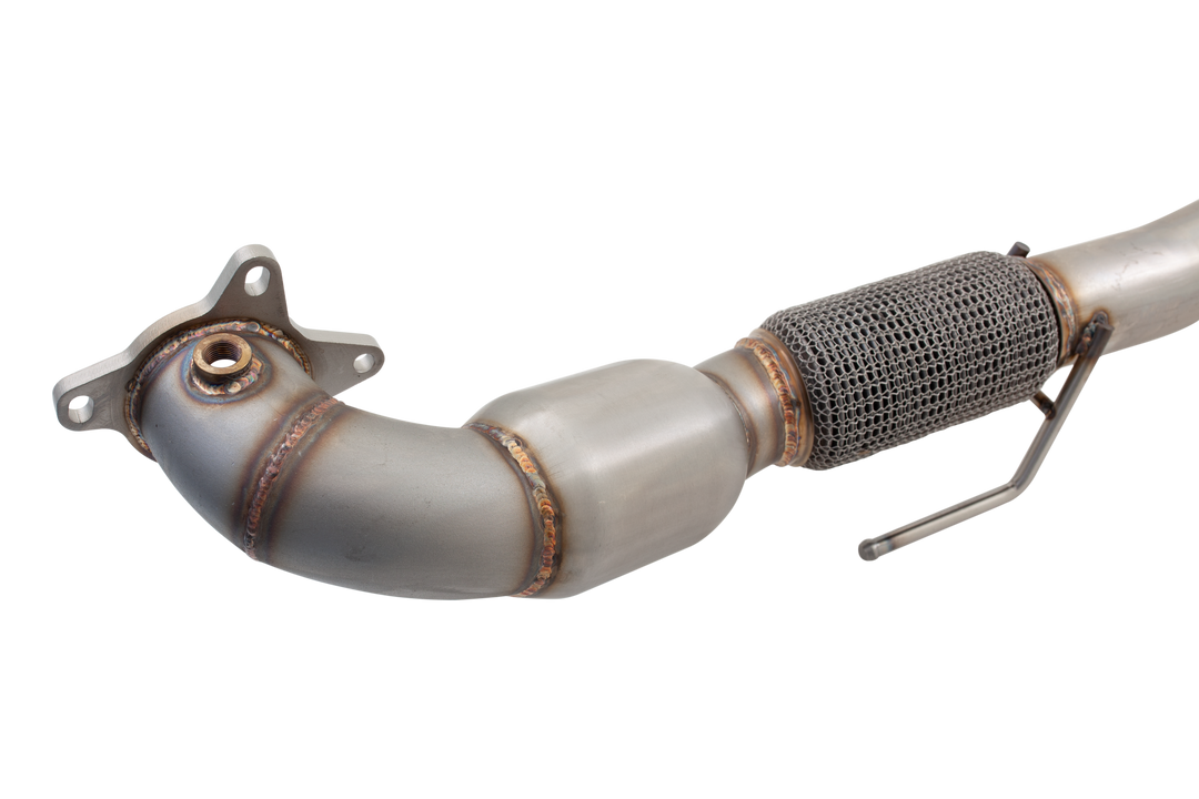 Xforce VW GOLF GTI MK5 and MK6 Downpipe with High-Flow Catalytic Converter