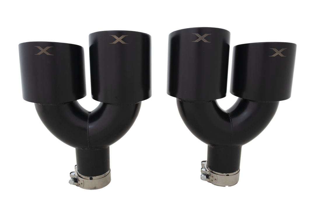Xforce Cupra VZX Black Quad 4" Tip Option
