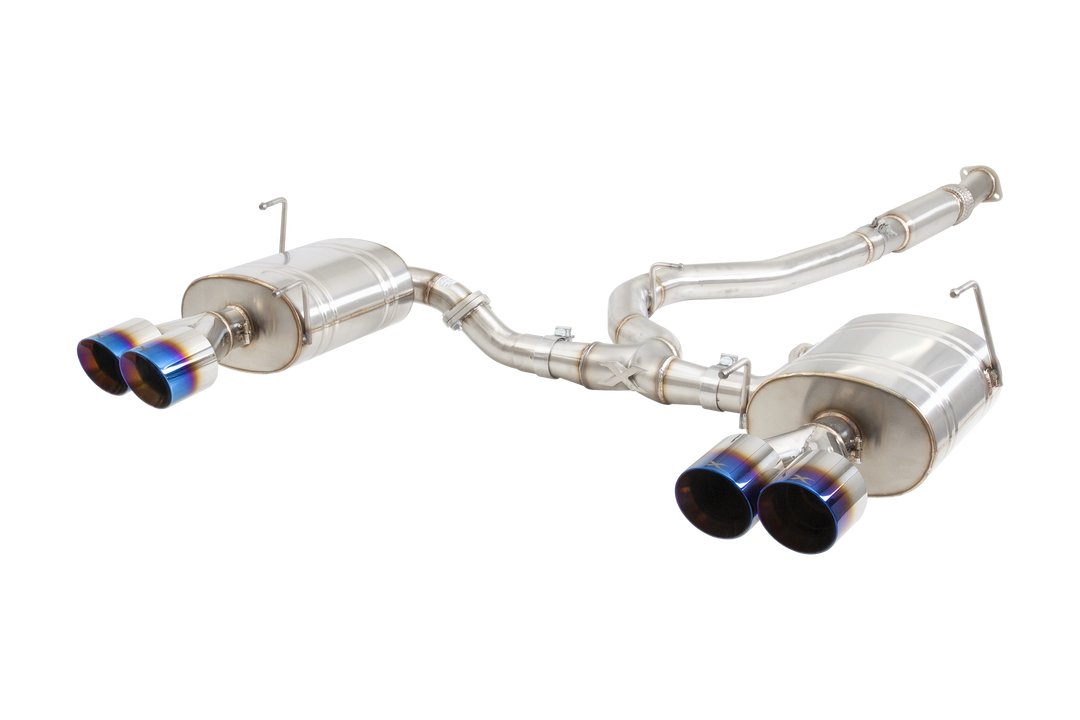 Xforce Subaru WRX STI G3 & VA Sedan Cat Back Exhaust with Burnt Blue Tips