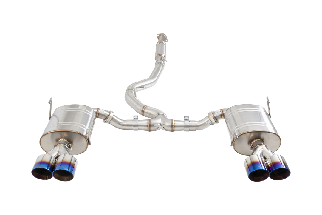 Xforce Subaru WRX STI G3 & VA Sedan Cat Back Exhaust with Burnt Blue Tips