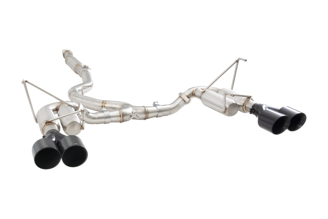 Xforce Subaru WRX STI G3 & VA Sedan Race Cat Back Exhaust with Black Tips